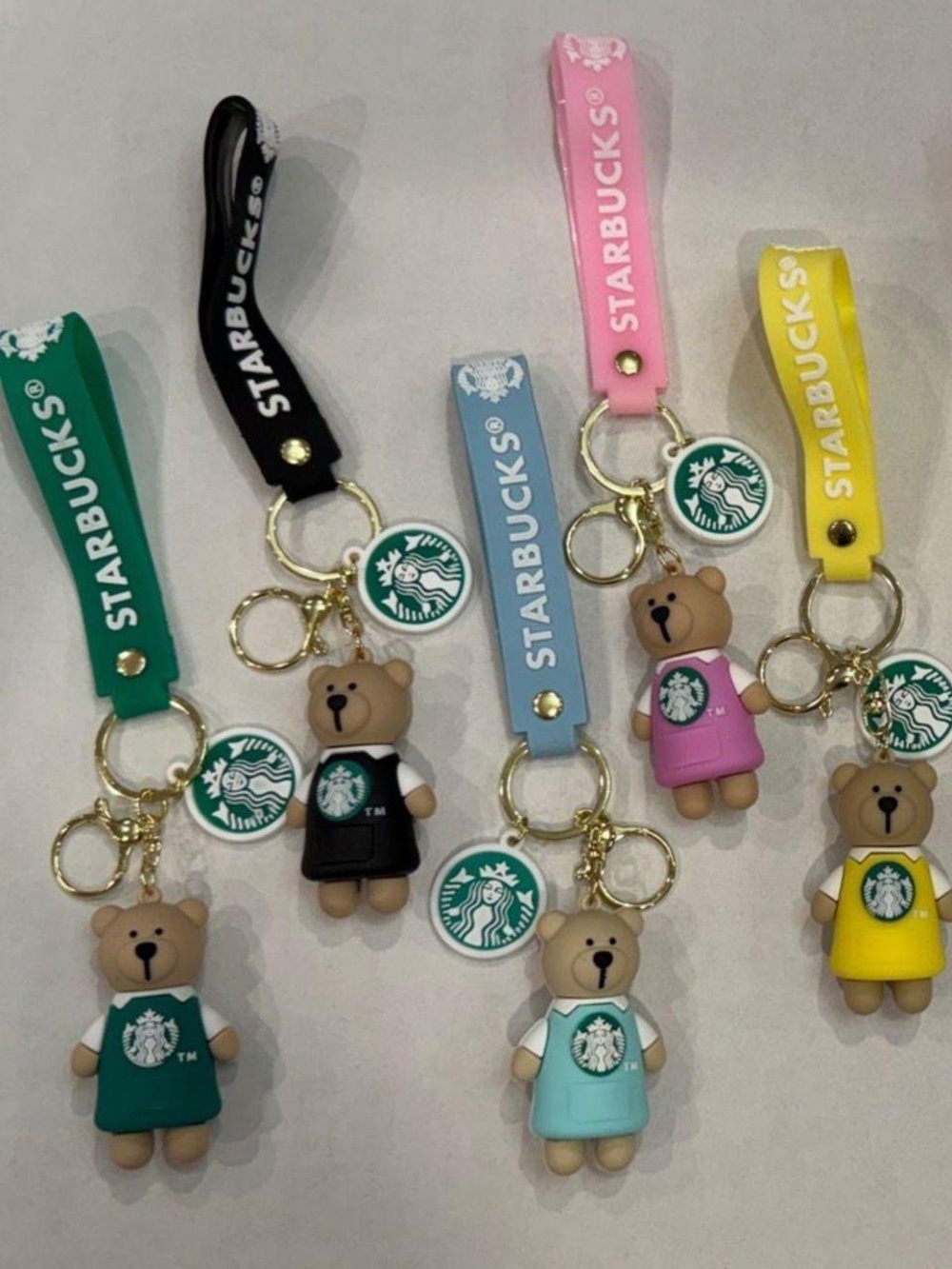 Starbucks Style Drink Cup Keychain Pendant Piece - Picture 12 of 12